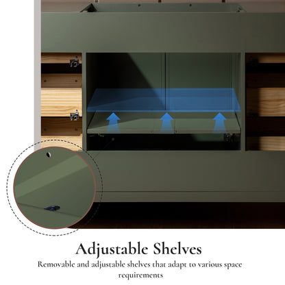 WOODBRIDGE 49" | Single Sink Bathroom Vanity | with Engineered Stone Top, Solid Wood Frame, Soft-Close Drawers