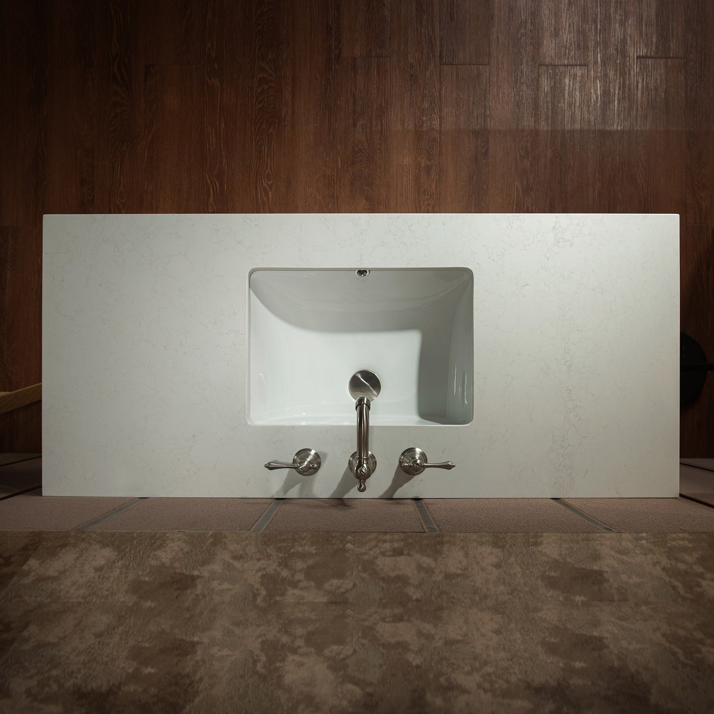 WOODBRIDGE 49" | Single Sink Bathroom Vanity | with Engineered Stone Top, Solid Wood Frame, Soft-Close Drawers
