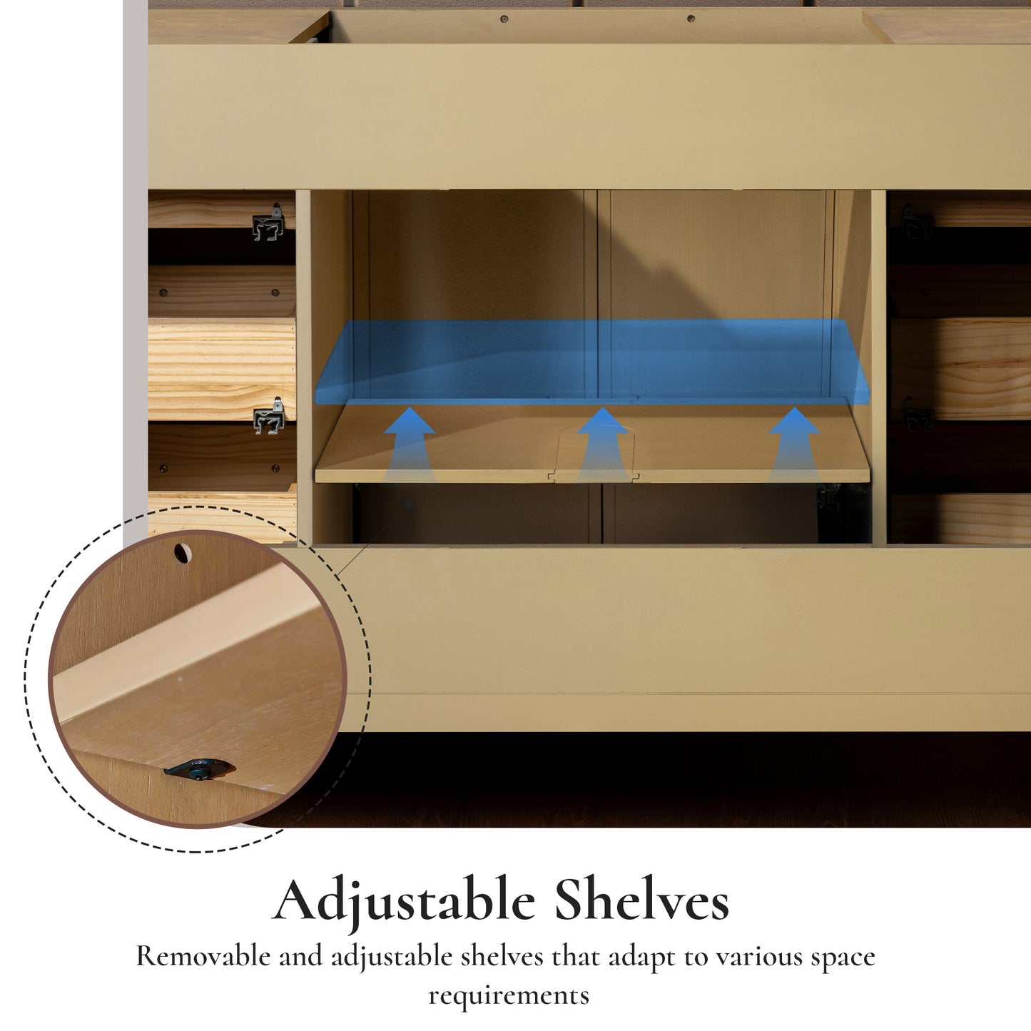 WOODBRIDGE 49" | Single Sink Bathroom Vanity | with Engineered Stone Top, Solid Wood Frame, Soft-Close Drawers