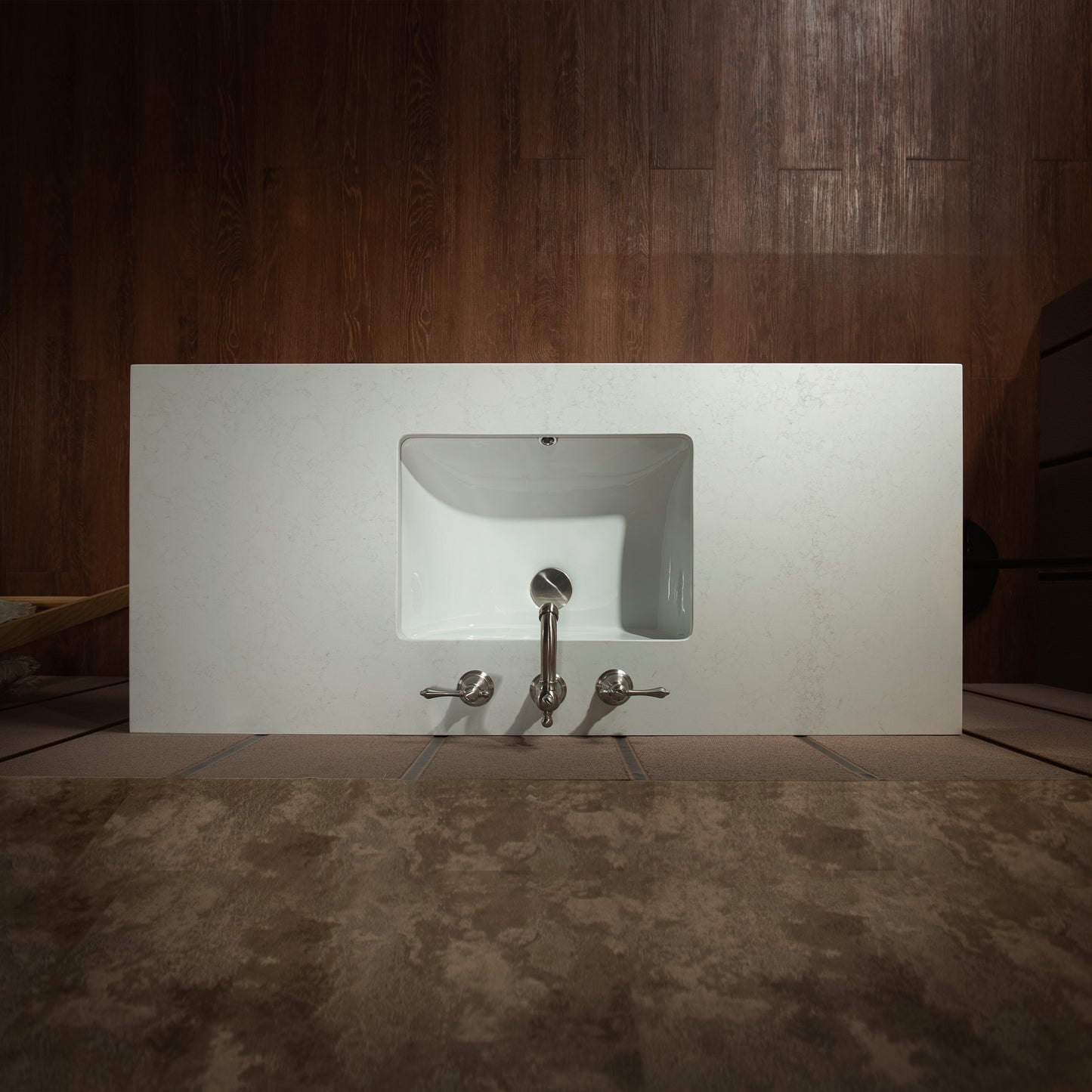 WOODBRIDGE 49" | Single Sink Bathroom Vanity | with Engineered Stone Top, Solid Wood Frame, Soft-Close Drawers