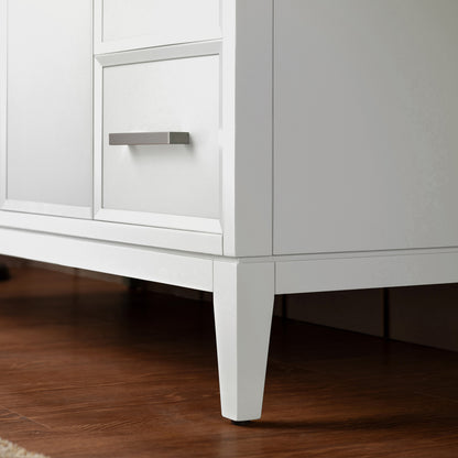 WOODBRIDGE 49" | Single Sink Bathroom Vanity | with Engineered Stone Top, Solid Wood Frame, Soft-Close Drawers