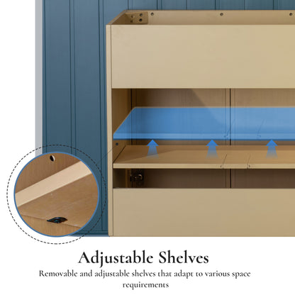 WOODBRIDGE 61" | Double Sink Bathroom Vanity | with Engineered Stone Top, Solid Wood Frame, Soft-Close Drawers