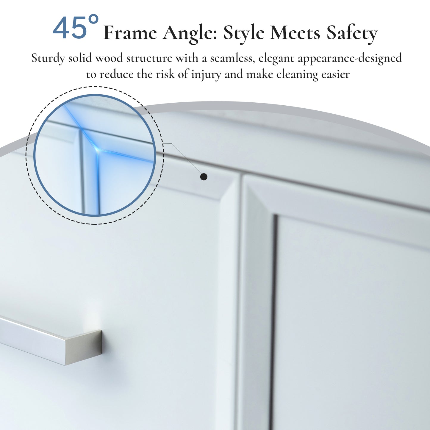 WOODBRIDGE 61" | Double Sink Bathroom Vanity | with Engineered Stone Top, Solid Wood Frame, Soft-Close Drawers