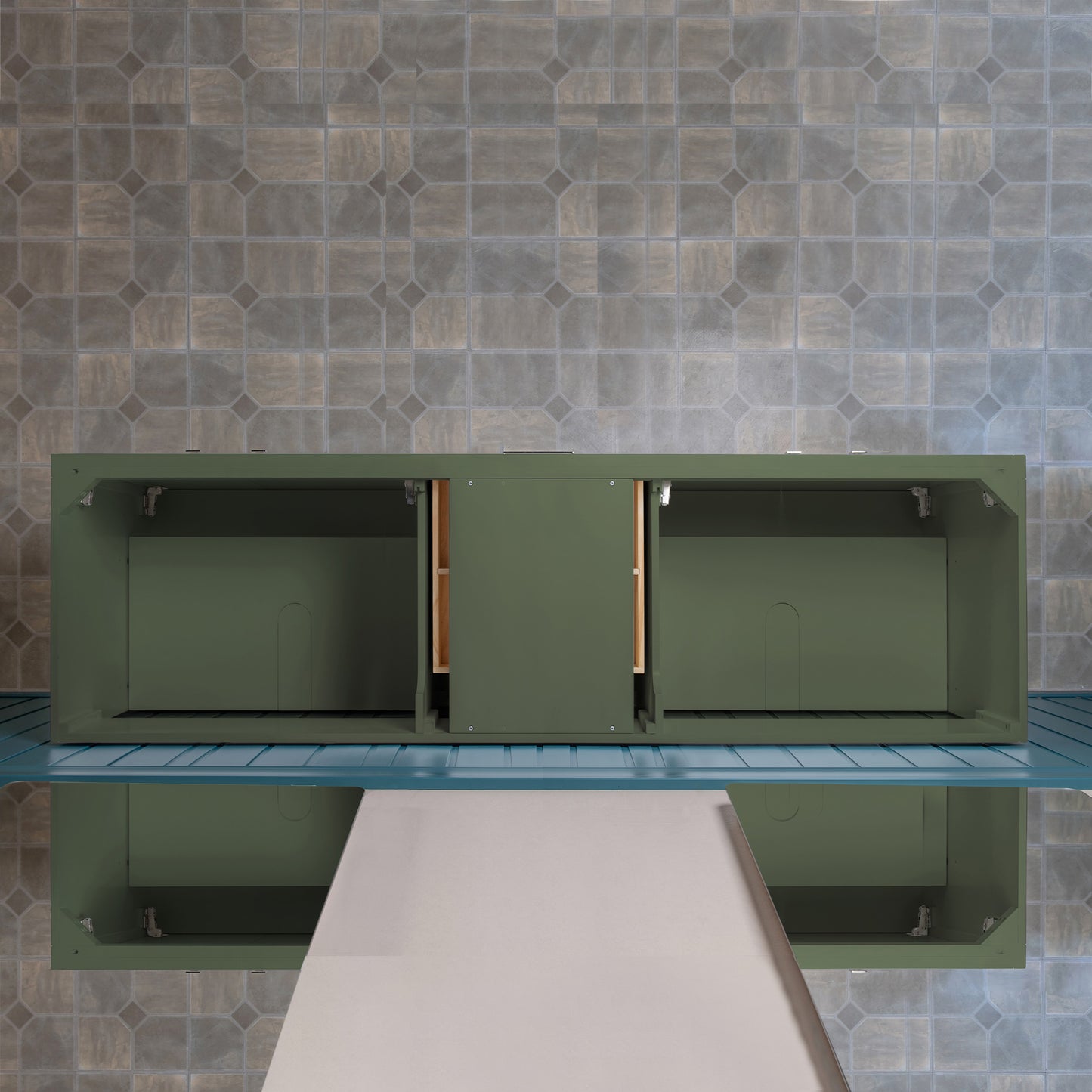 WOODBRIDGE 73" | Double Sink Bathroom Vanity | with Engineered Stone Top, Solid Wood Frame, Soft-Close Drawers