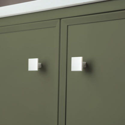 WOODBRIDGE 73" | Double Sink Bathroom Vanity | with Engineered Stone Top, Solid Wood Frame, Soft-Close Drawers