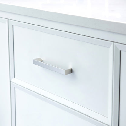 WOODBRIDGE 73" | Double Sink Bathroom Vanity | with Engineered Stone Top, Solid Wood Frame, Soft-Close Drawers
