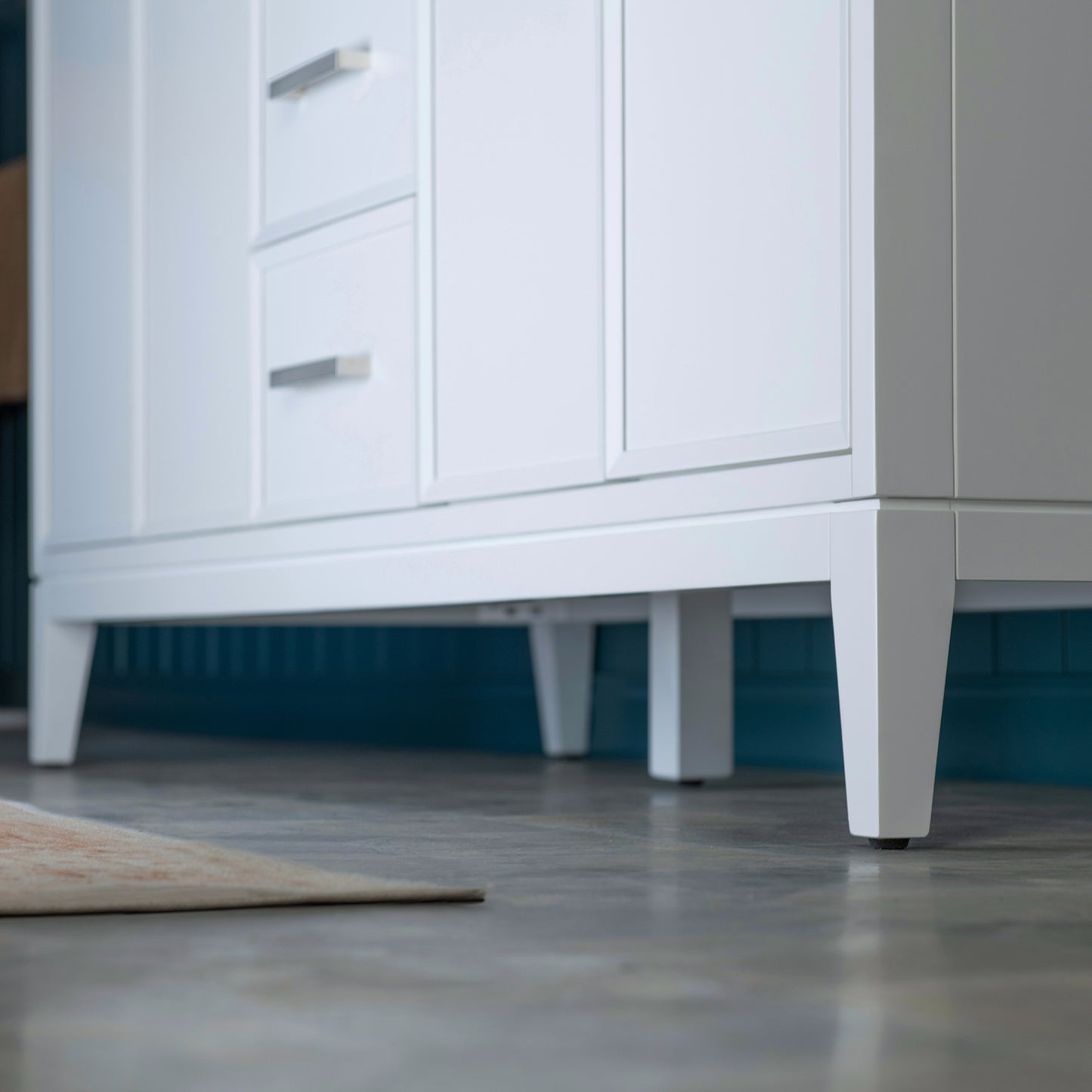 WOODBRIDGE 73" | Double Sink Bathroom Vanity | with Engineered Stone Top, Solid Wood Frame, Soft-Close Drawers