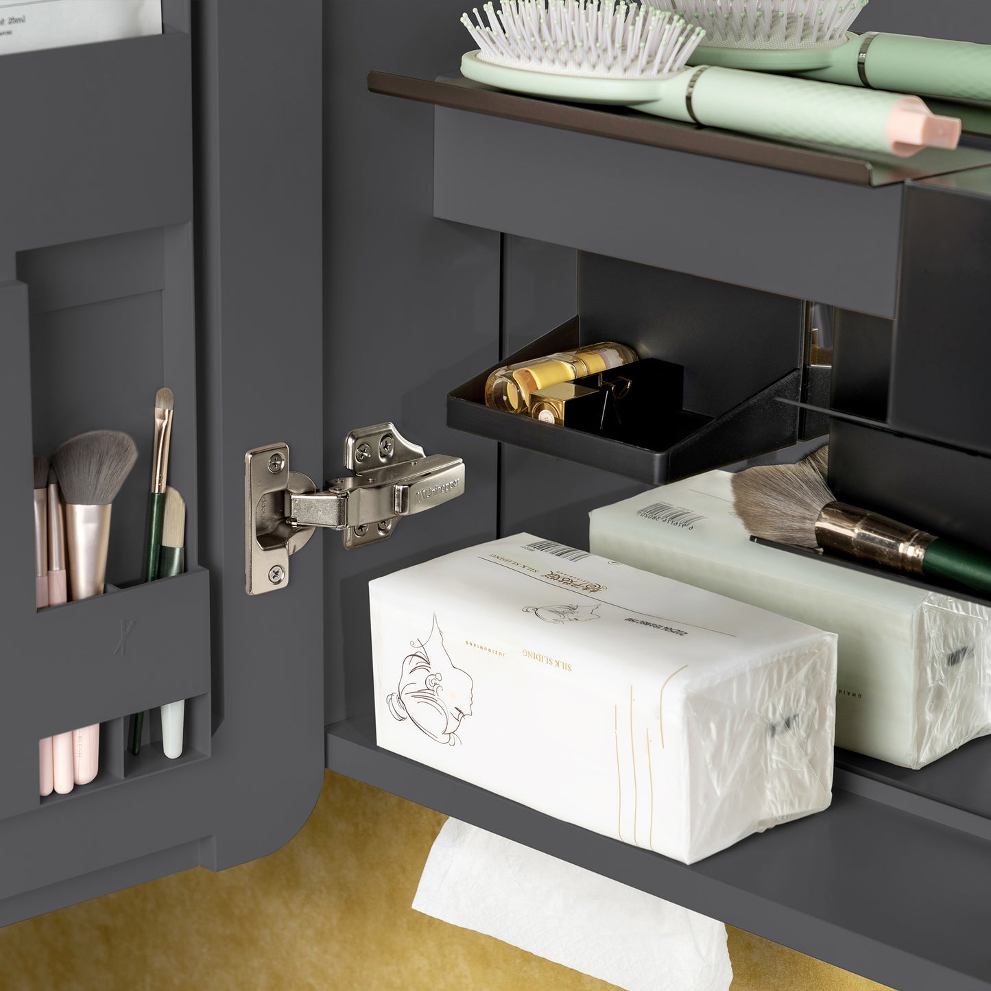 WOODBRIDGE | Modern Rectangular Medicine Cabinet | with LED Lighting, Anti-Fog Mirror & Smart Storage