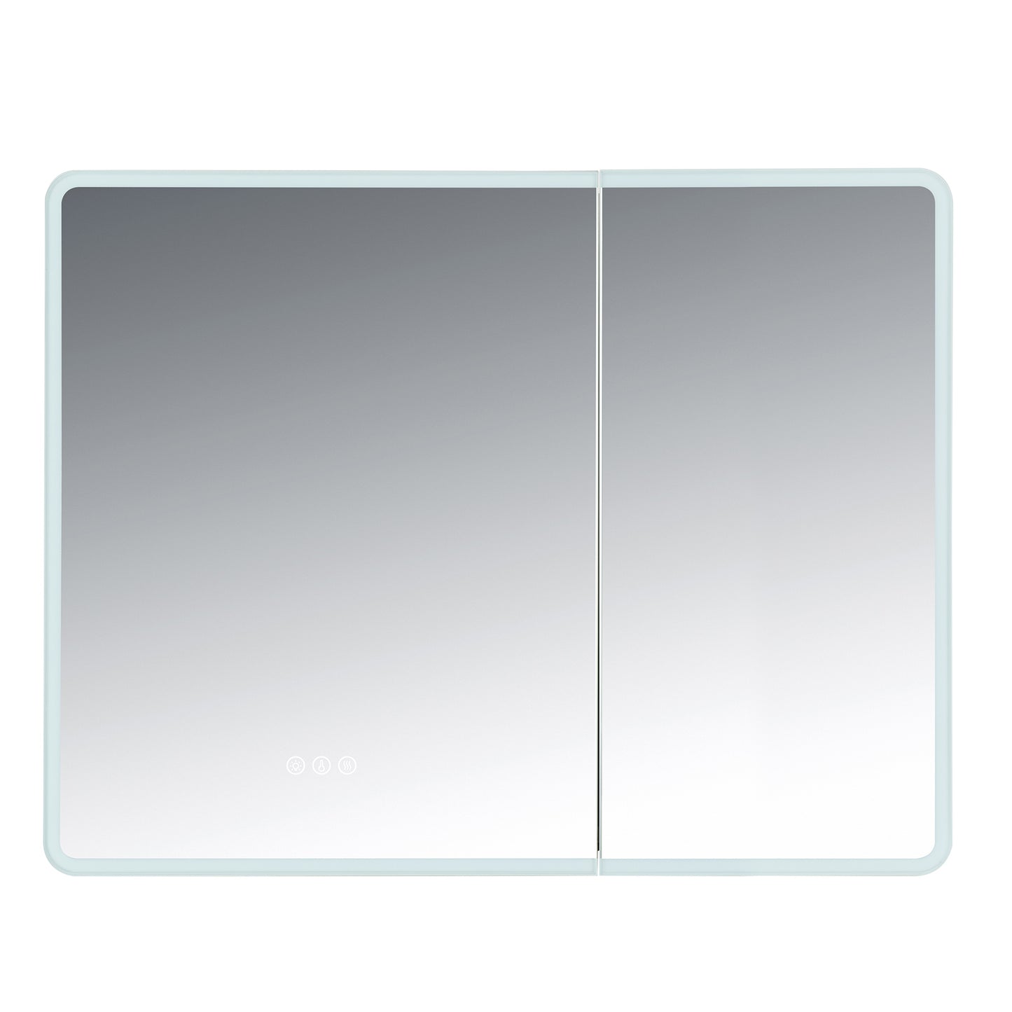 WOODBRIDGE | Modern Rectangular Medicine Cabinet | with LED Lighting, Anti-Fog Mirror & Smart Storage