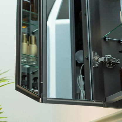 WOODBRIDGE | Smart Medicine Cabinet | with LED Lighting, Anti-Fog Mirror & Compact Bathroom Storage