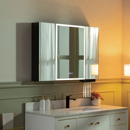 WOODBRIDGE | Smart Medicine Cabinet | with LED Lighting, Anti-Fog Mirror & Compact Bathroom Storage