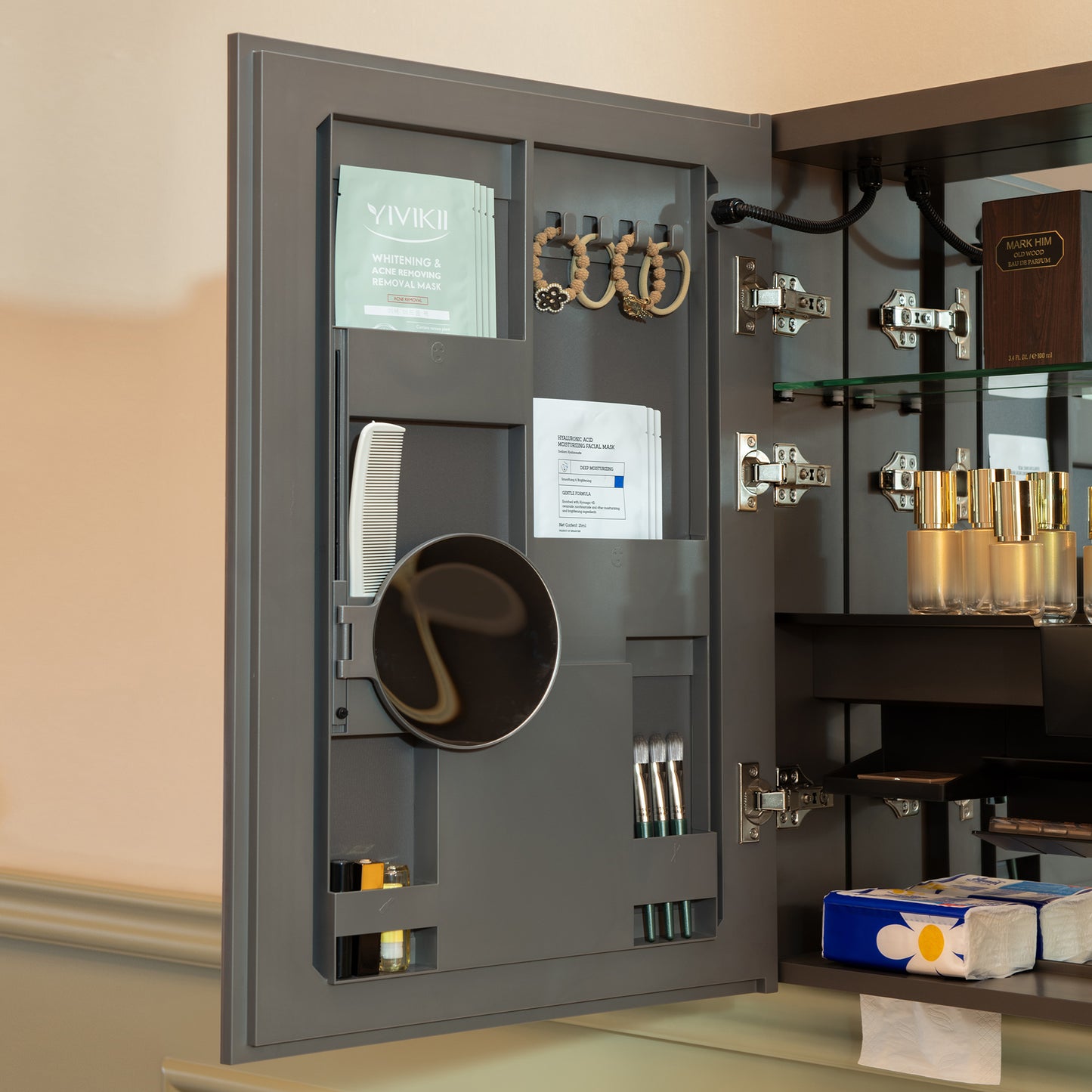 WOODBRIDGE | Smart Medicine Cabinet | with LED Lighting, Anti-Fog Mirror & Compact Bathroom Storage