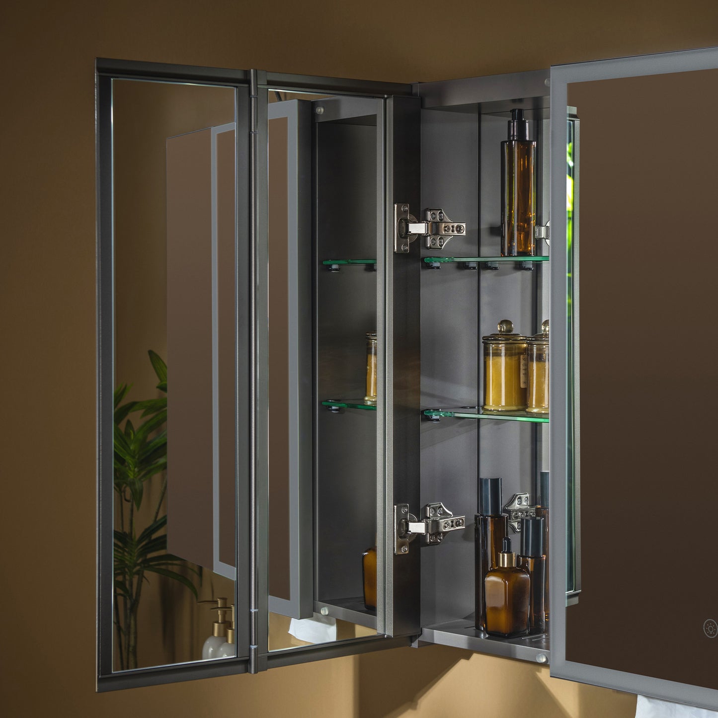 WOODBRIDGE | Smart Medicine Cabinet | with LED Lighting, Anti-Fog Mirror & Compact Bathroom Storage