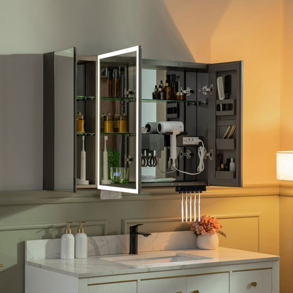 WOODBRIDGE | Smart Medicine Cabinet | with LED Lighting, Anti-Fog Mirror & Compact Bathroom Storage