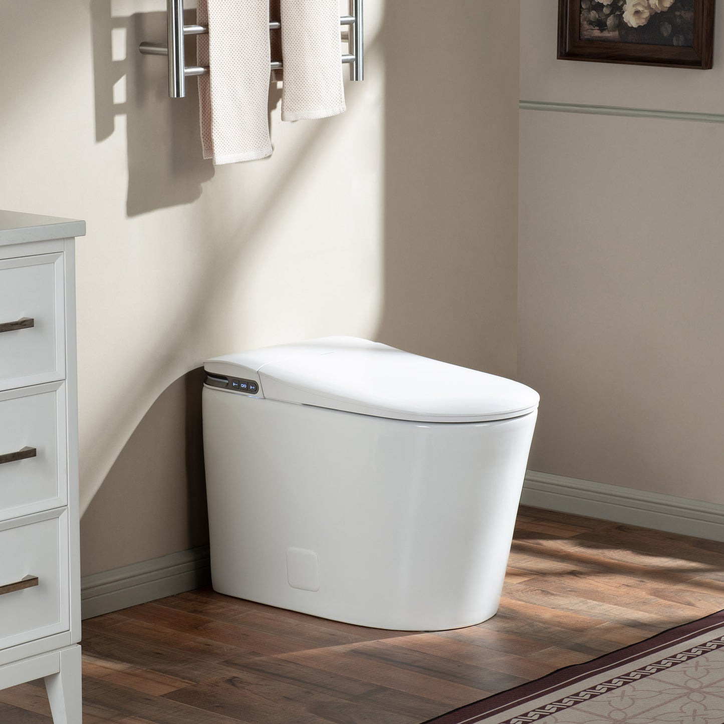 WOODBRIDGE GT100 | Smart Toilet | with Auto Open/Close, Heated Seat & Auto Flush | ADA Standard Height