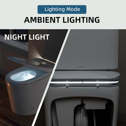 WOODBRIDGE GT100 | Smart Toilet | with Auto Open/Close, Heated Seat & Auto Flush | ADA Standard Height