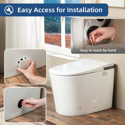 WOODBRIDGE GT100 | Smart Toilet | with Auto Open/Close, Heated Seat & Auto Flush | ADA Standard Height