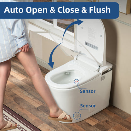 WOODBRIDGE GT100 | Smart Toilet | with Auto Open/Close, Heated Seat & Auto Flush | ADA Standard Height