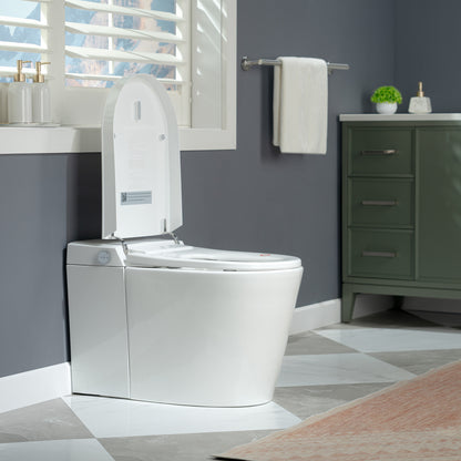WOODBRIDGE CHT002 | Smart Toilet | with Auto Open/Close, Auto Flush & Heated Seat (No Bidet)