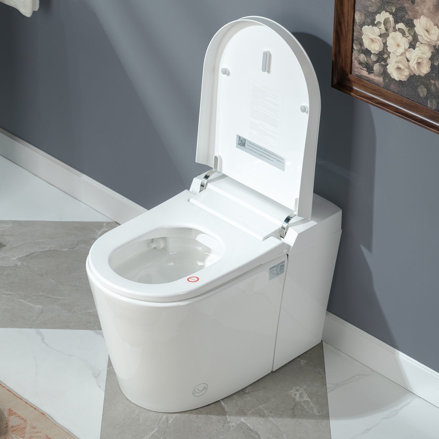 WOODBRIDGE CHT002 | Smart Toilet | with Auto Open/Close, Auto Flush & Heated Seat (No Bidet)