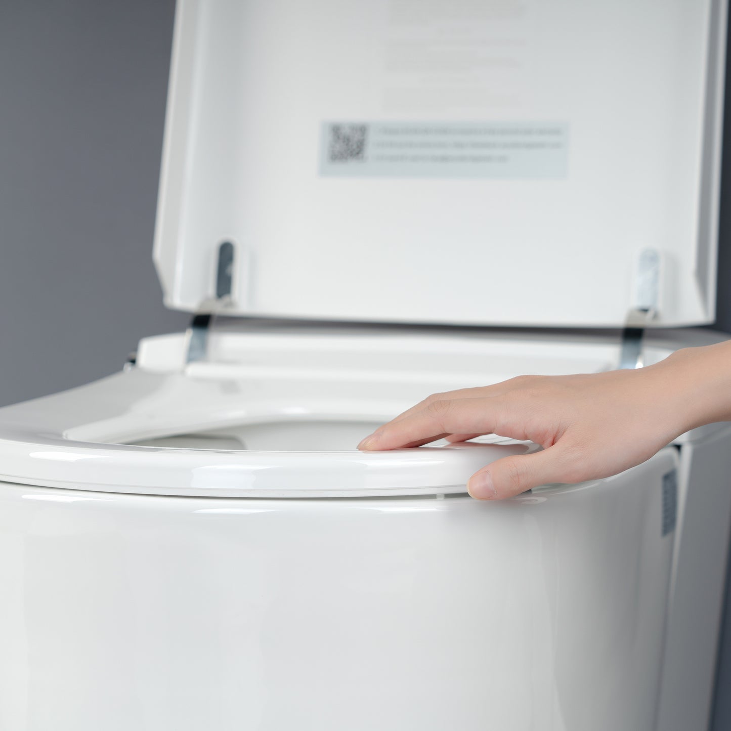 WOODBRIDGE CHT002 | Smart Toilet | with Auto Open/Close, Auto Flush & Heated Seat (No Bidet)