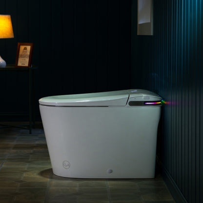 WOODBRIDGE GT071-2.0 |  ADA Height Smart Bidet Toilet | with Auto Lid, UV Nozzle & Warm Air Dryer
