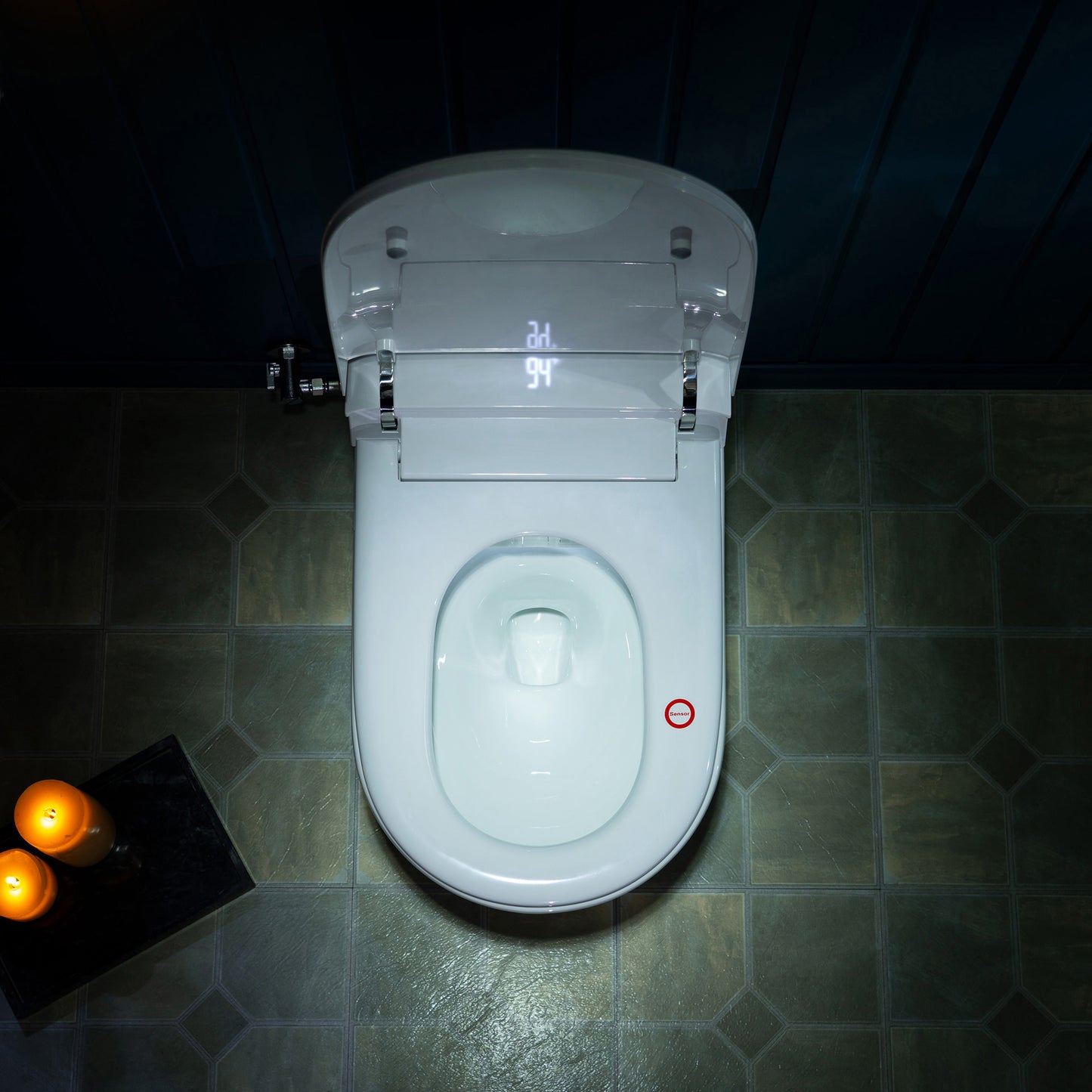 WOODBRIDGE GT071-2.0 |  ADA Height Smart Bidet Toilet | with Auto Lid, UV Nozzle & Warm Air Dryer