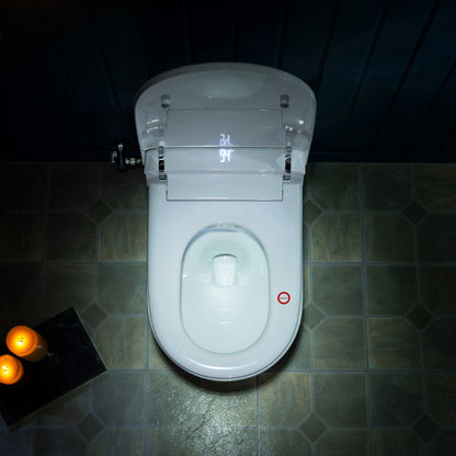 WOODBRIDGE GT071-2.0 |  ADA Height Smart Bidet Toilet | with Auto Lid, UV Nozzle & Warm Air Dryer