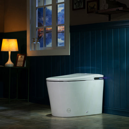 WOODBRIDGE GT071-2.0 |  ADA Height Smart Bidet Toilet | with Auto Lid, UV Nozzle & Warm Air Dryer