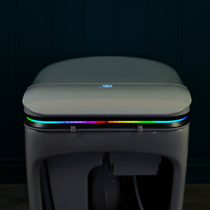 WOODBRIDGE GT071-2.0 |  ADA Height Smart Bidet Toilet | with Auto Lid, UV Nozzle & Warm Air Dryer