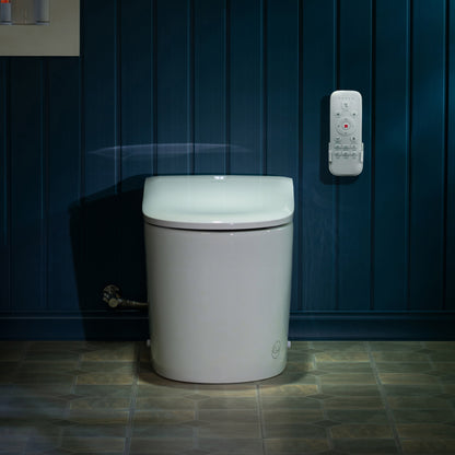 WOODBRIDGE GT071-2.0 |  ADA Height Smart Bidet Toilet | with Auto Lid, UV Nozzle & Warm Air Dryer