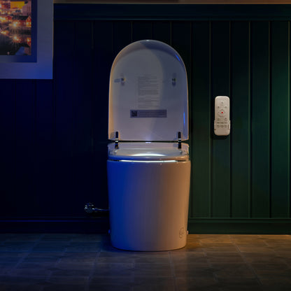WOODBRIDGE GT071-2.0 |  ADA Height Smart Bidet Toilet | with Auto Lid, UV Nozzle & Warm Air Dryer