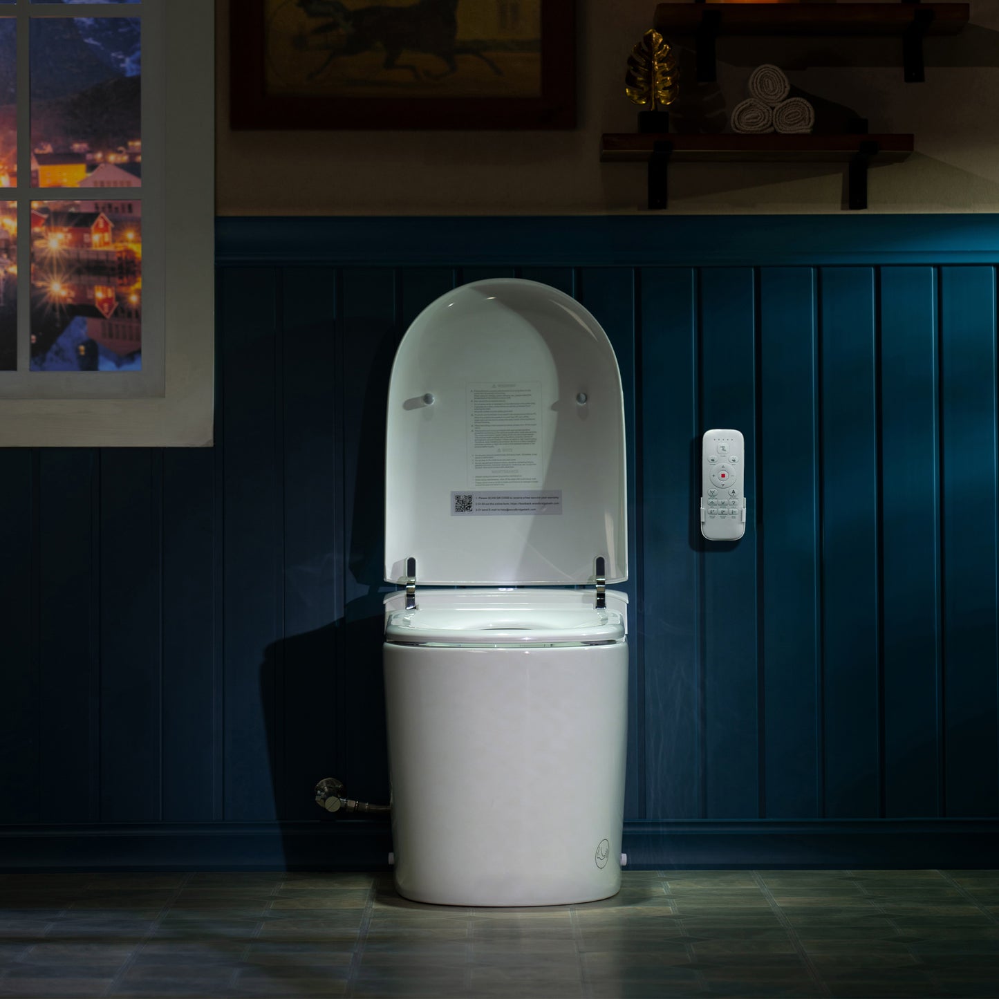WOODBRIDGE GT071-2.0 |  ADA Height Smart Bidet Toilet | with Auto Lid, UV Nozzle & Warm Air Dryer
