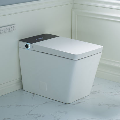 WOODBRIDGE EBT-WH01-2.0 | Square Smart Bidet Toilet | with Auto Flush, Heated Seat & Warm Water