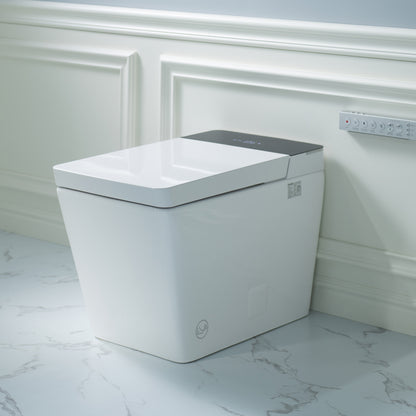 WOODBRIDGE EBT-WH01-2.0 | Square Smart Bidet Toilet | with Auto Flush, Heated Seat & Warm Water