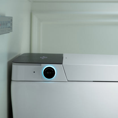 WOODBRIDGE EBT-WH01-2.0 | Square Smart Bidet Toilet | with Auto Flush, Heated Seat & Warm Water