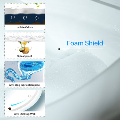 WOODBRIDGE GT076 | Smart Bidet Toilet | Auto Open+Close | Heated Seat | 1000g MaP Flush