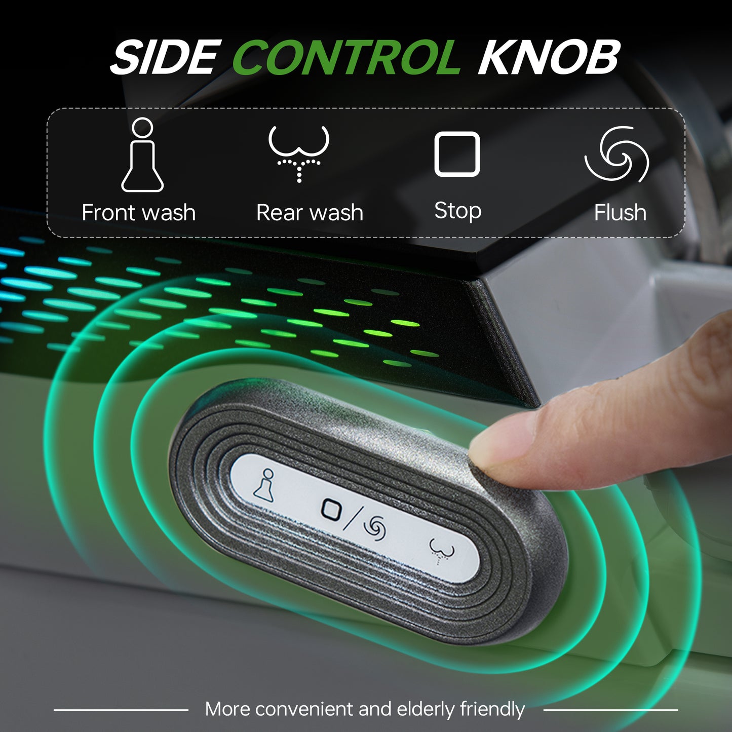 WOODBRIDGE GT076 | Smart Bidet Toilet | Auto Open+Close | Heated Seat | 1000g MaP Flush