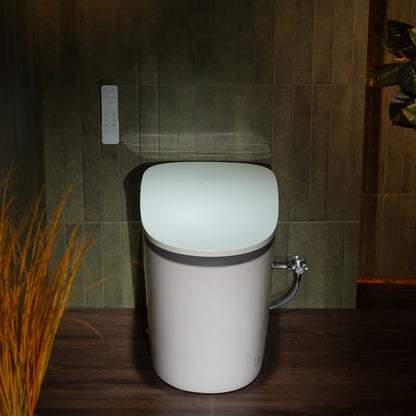 WOODBRIDGE EBT350 | ADA-Compliant Smart Bidet Toilet | Automatic Open/Close Lid | Heated Seat | Auto Flush