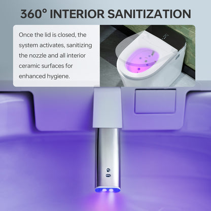 WOODBRIDGE GT076 | Smart Bidet Toilet | Auto Open+Close | Heated Seat | 1000g MaP Flush