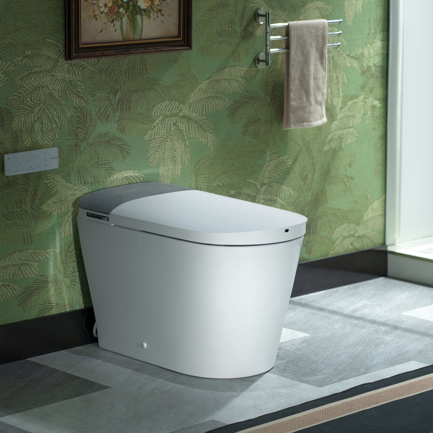 WOODBRIDGE MET061 | Modern Smart Bidet Toilet | Auto Flush | Heated Seat | 1000g MaP Flush