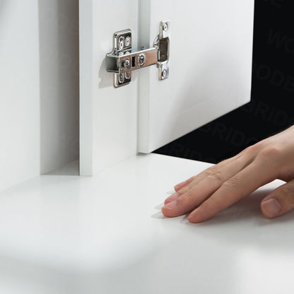 WOODBRIDGE Sydney 36" Sydney-3621R-WH-C | Solid Wood Bathroom Vanity | Cabinet Only, White Finish, Single Sink Vanity Base