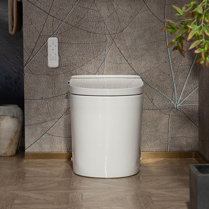 WOODBRIDGE GT090 | Bidet Smart Toilet | with Auto Open Lid, Heated Seat | Foam Shield | ADA Comfort Height