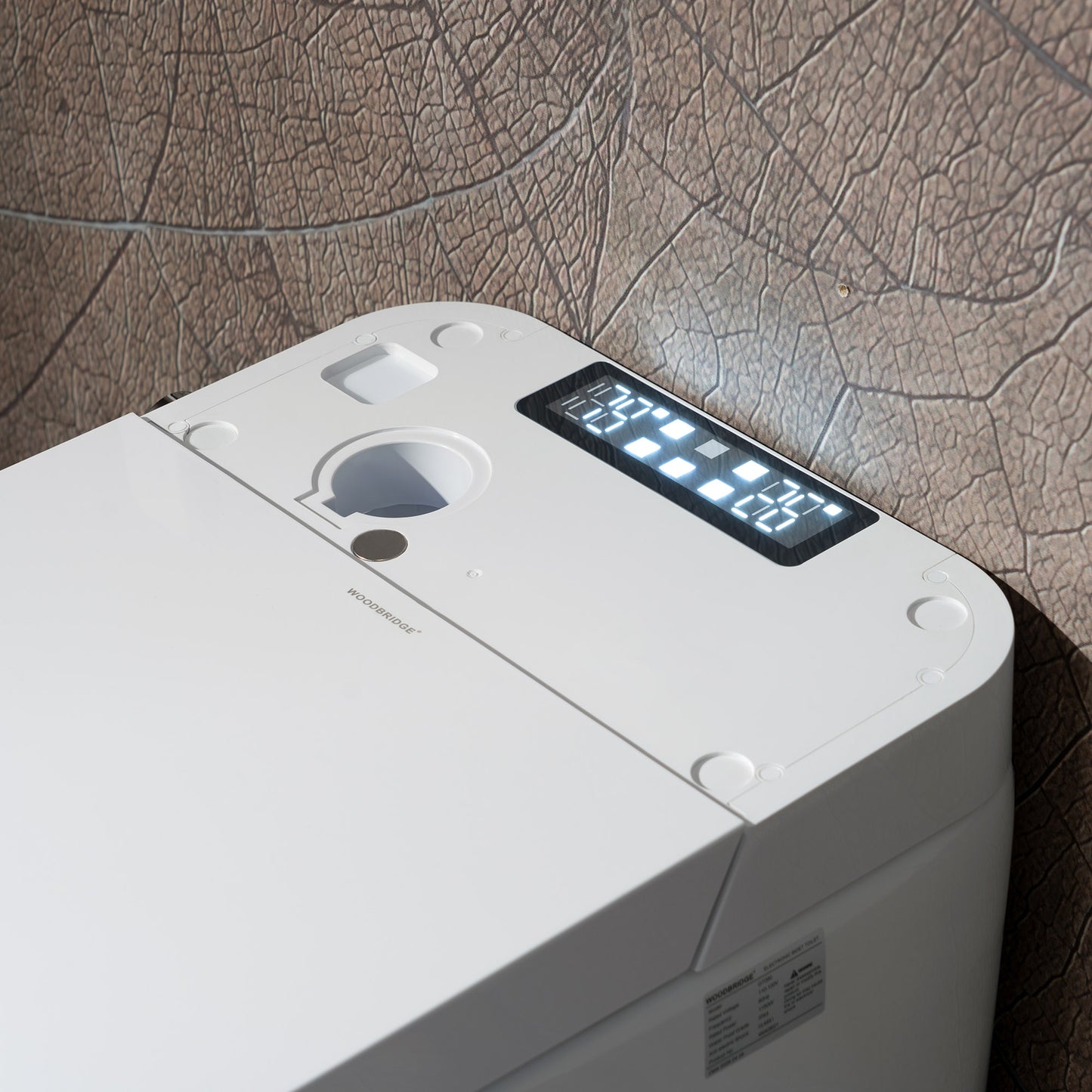 WOODBRIDGE GT090 | Bidet Smart Toilet | with Auto Open Lid, Heated Seat | Foam Shield | ADA Comfort Height