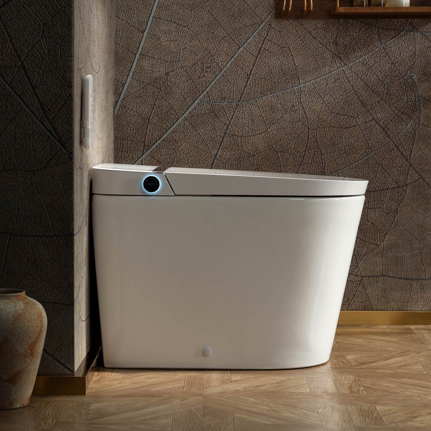 WOODBRIDGE GT090 | Bidet Smart Toilet | with Auto Open Lid, Heated Seat | Foam Shield | ADA Comfort Height