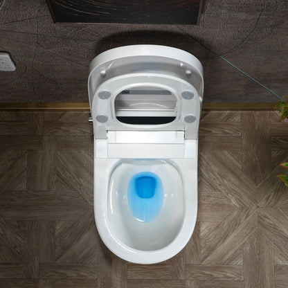 WOODBRIDGE GT090 | Bidet Smart Toilet | with Auto Open Lid, Heated Seat | Foam Shield | ADA Comfort Height