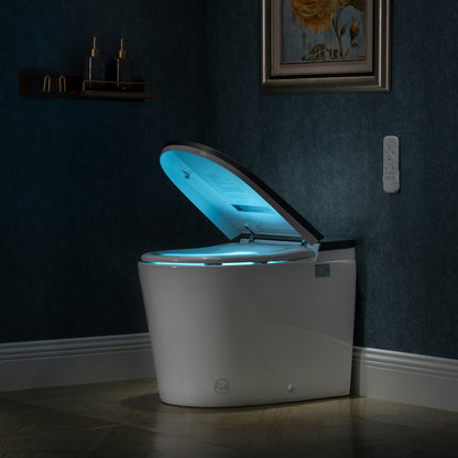 WOODBRIDGE GT091 | Smart Bidet Toilet | Hands-Free Open/Close + Heated Seat | 1000g MaP Flush