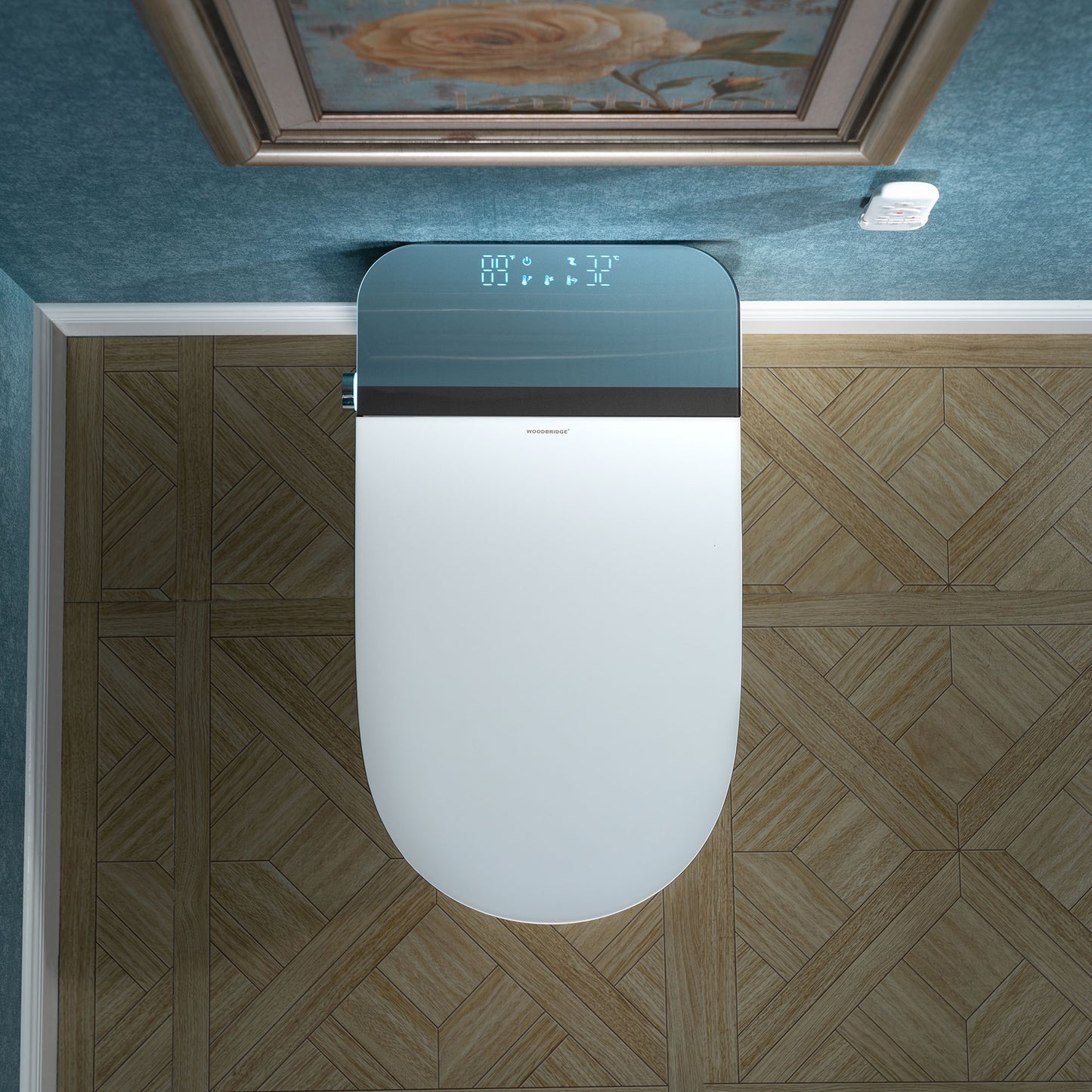 WOODBRIDGE GT091 | Smart Bidet Toilet | Hands-Free Open/Close + Heated Seat | 1000g MaP Flush