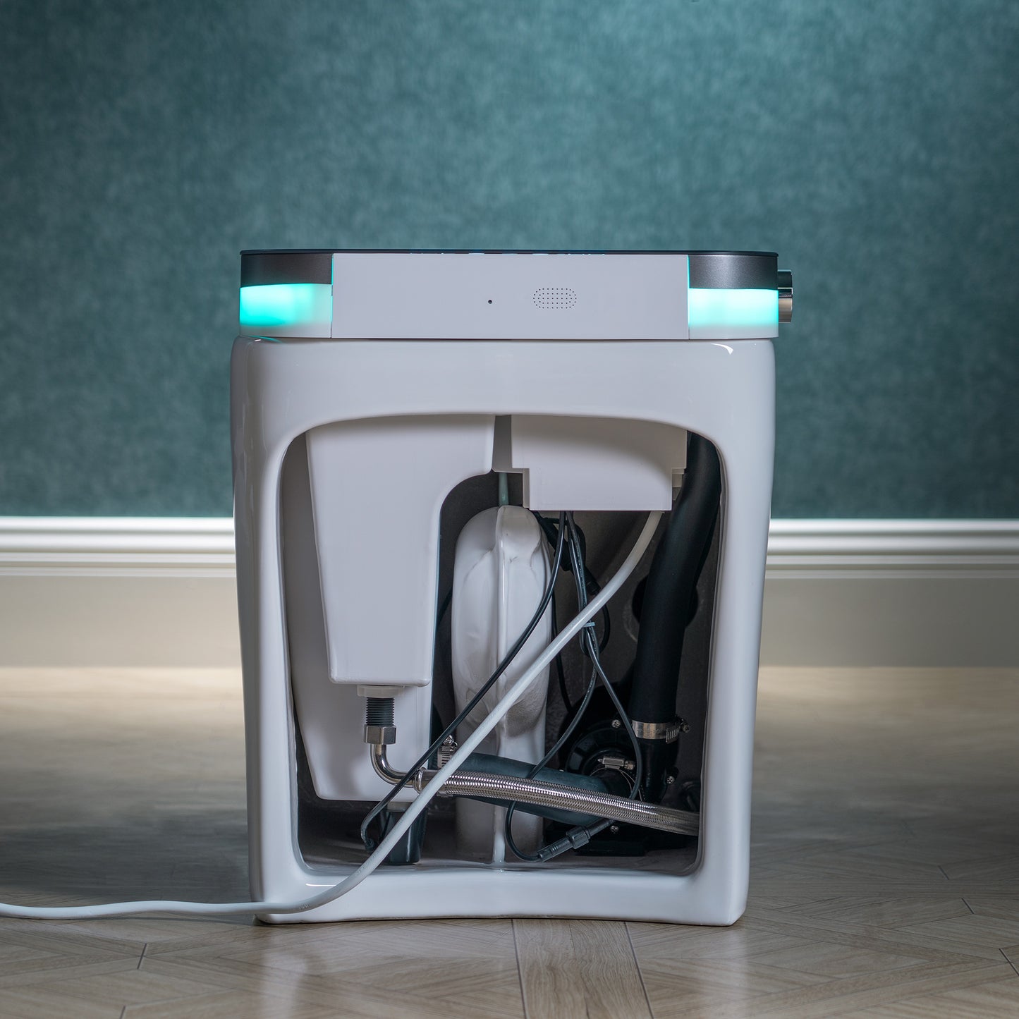 WOODBRIDGE GT091 | Smart Bidet Toilet | Hands-Free Open/Close + Heated Seat | 1000g MaP Flush