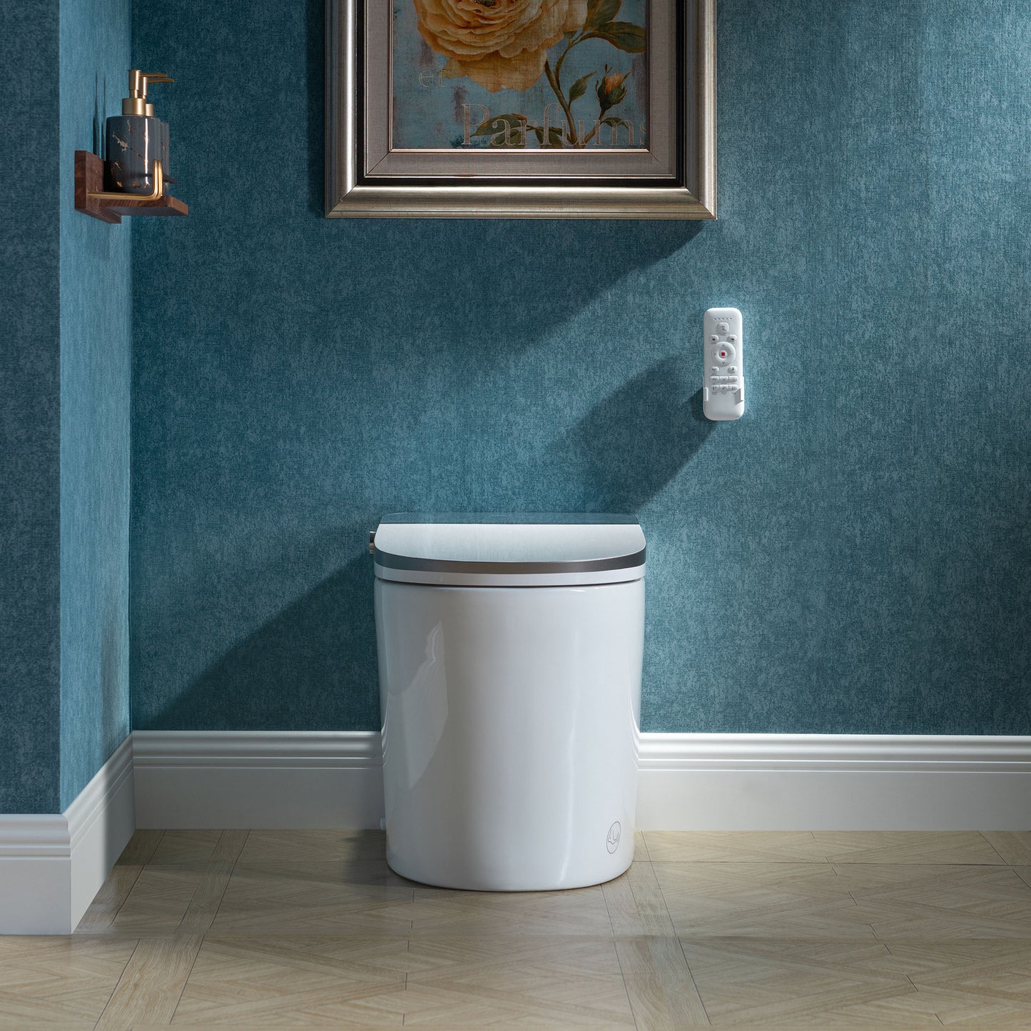 WOODBRIDGE GT091 | Smart Bidet Toilet | Hands-Free Open/Close + Heated Seat | 1000g MaP Flush